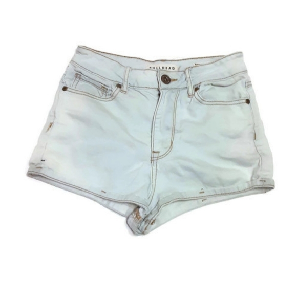 Bullhead Super High Rise Shorty Shorts Size 3 - Picture 1 of 6